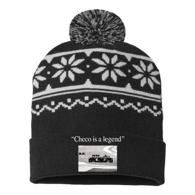 Checo Is A Legend USA-Made Snowflake Beanie