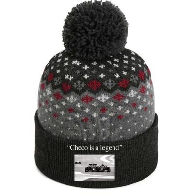 Checo Is A Legend The Baniff Cuffed Pom Beanie