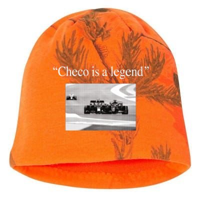 Checo Is A Legend Kati - Camo Knit Beanie