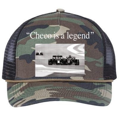 Checo Is A Legend Retro Rope Trucker Hat Cap