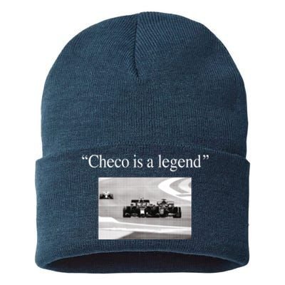 Checo Is A Legend Sustainable Knit Beanie