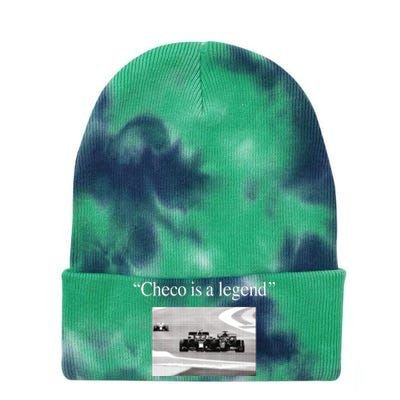 Checo Is A Legend Tie Dye 12in Knit Beanie