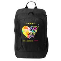 CNA Its A Work Of Heart Butterfly Nurse City Backpack