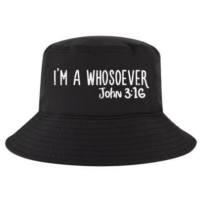Christian I Am Whosoever John 316 God Jesus Cool Comfort Performance Bucket Hat