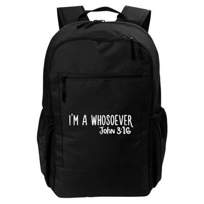 Christian I Am Whosoever John 316 God Jesus Backpack