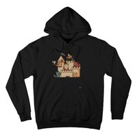 Cats In A Sandbox Summer Cat Litter Box Sand Castle Hoodie