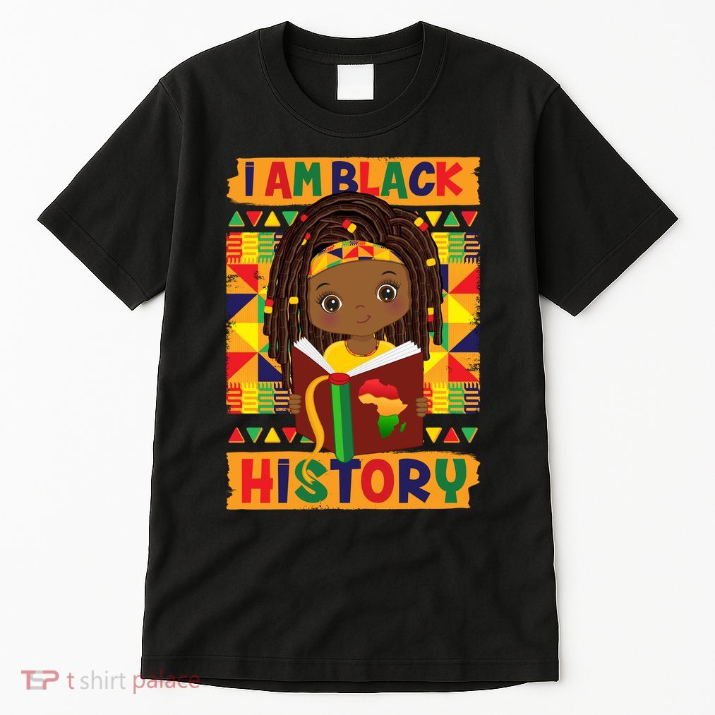 Cute I Am Black History Girl Celebrate Black History Tall T-Shirt