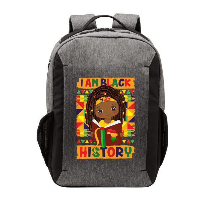 Cute I Am Black History Girl Celebrate Black History Vector Backpack