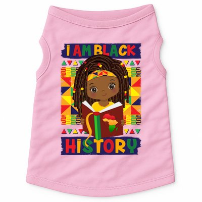 Cute I Am Black History Girl Celebrate Black History Doggie Tank