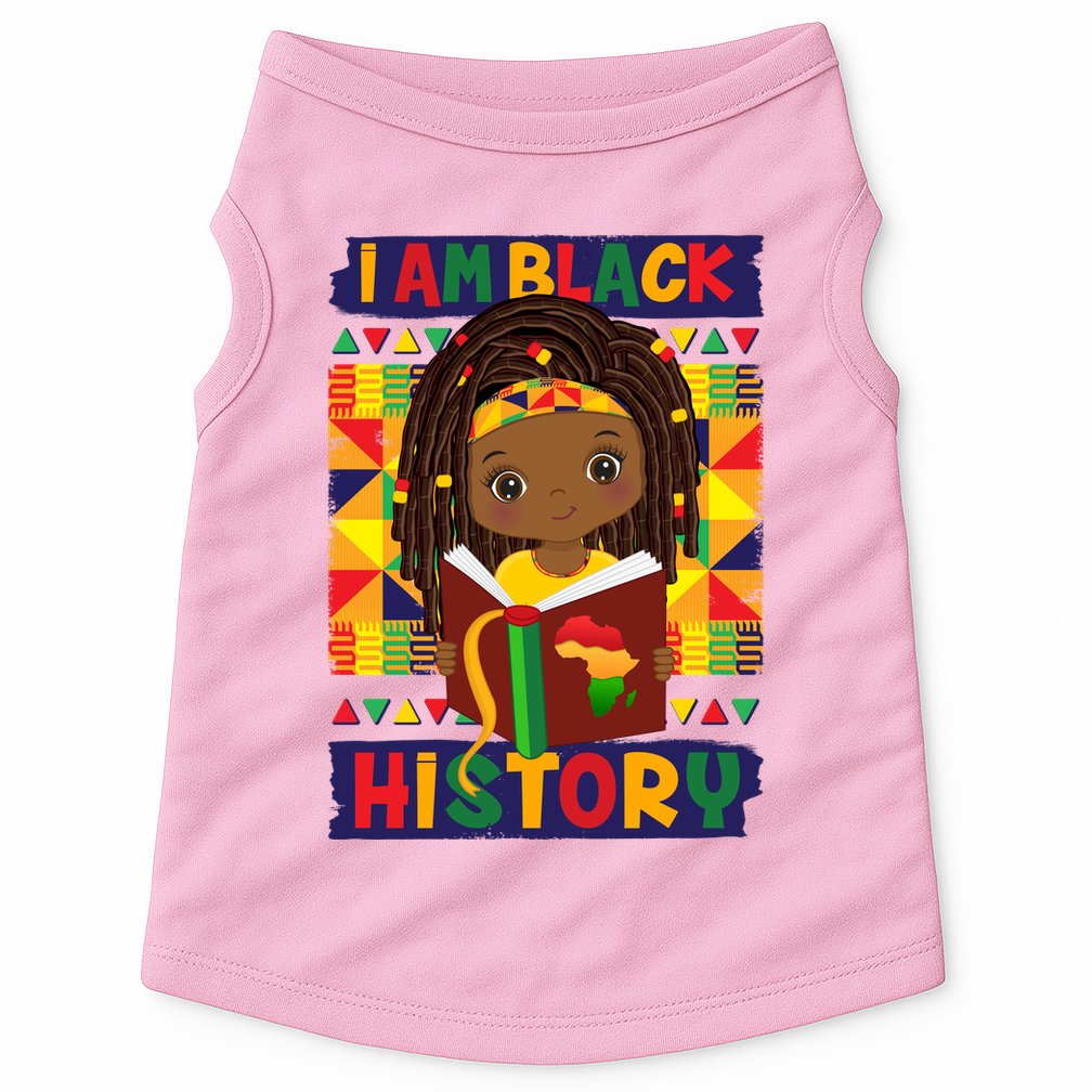 Cute I Am Black History Girl Celebrate Black History Doggie Tank
