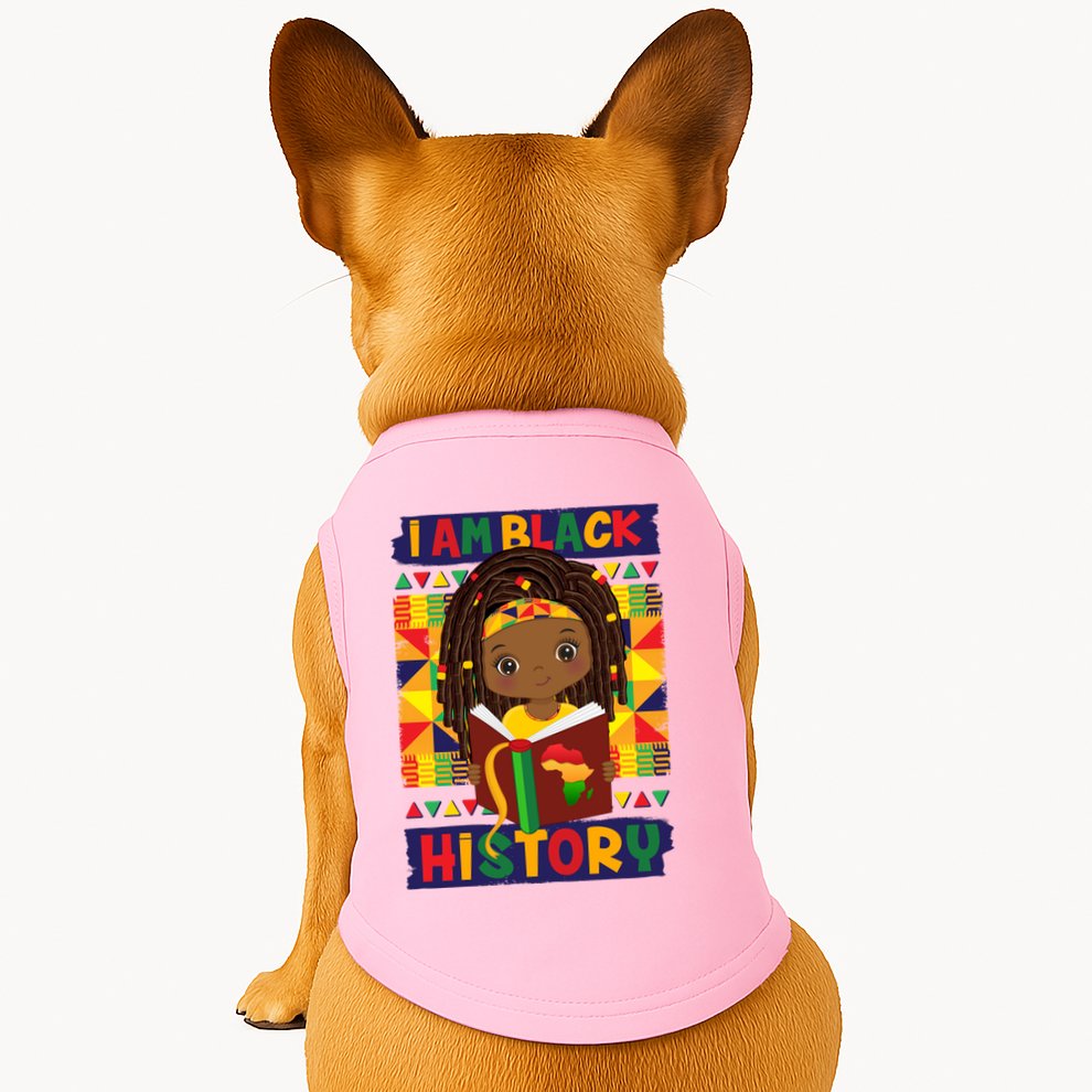 Cute I Am Black History Girl Celebrate Black History Doggie Tank