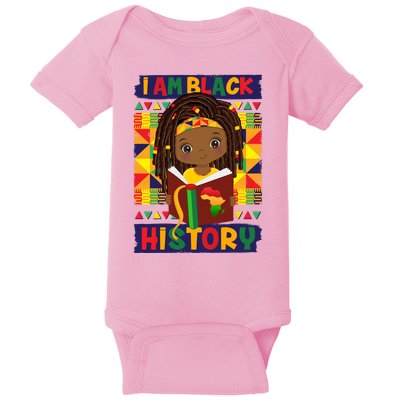 Cute I Am Black History Girl Celebrate Black History Baby Bodysuit