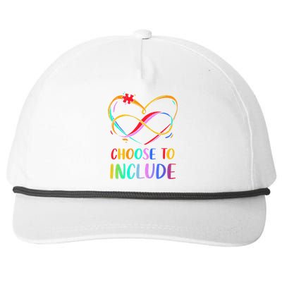 Choose Include Autism Day Teacher School Women Snapback Five-Panel Rope Hat