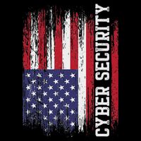 Cybersecurity It Analyst Us Flag Certified Tech Security Cooling Performance Crew T-Shirt