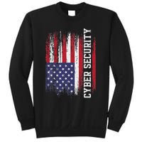 Cybersecurity It Analyst Us Flag Certified Tech Security Sweatshirt