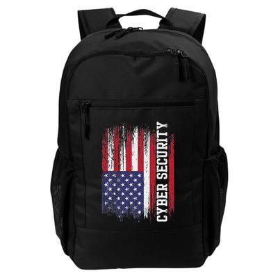 Cybersecurity It Analyst Us Flag Certified Tech Security Daily Commute Backpack
