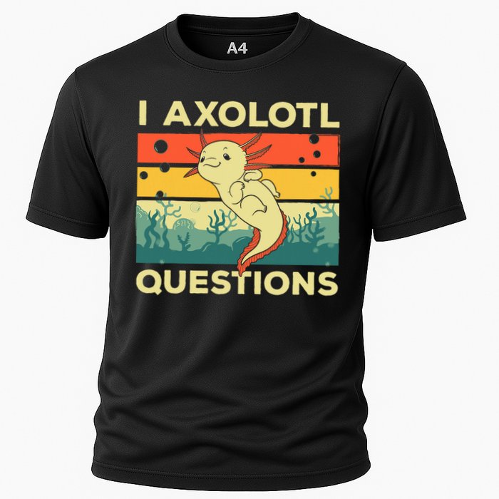 Cool I Axolotl Questions For  Fish Salamander Performance Shirt