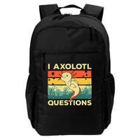 Cool I Axolotl Questions For  Fish Salamander Backpack