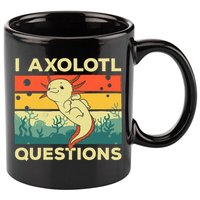 Cool I Axolotl Questions For  Fish Salamander 11oz C Handle Ceramic Mug