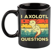 Cool I Axolotl Questions For  Fish Salamander 11oz C Handle Ceramic Mug