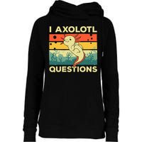 Cool I Axolotl Questions For  Fish Salamander Womens Funnel Neck Pullover Hood