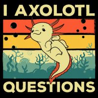 Cool I Axolotl Questions For  Fish Salamander Flatbill Hat