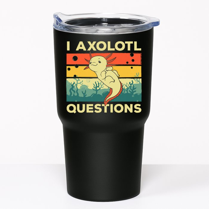 Cool I Axolotl Questions For  Fish Salamander Tumbler