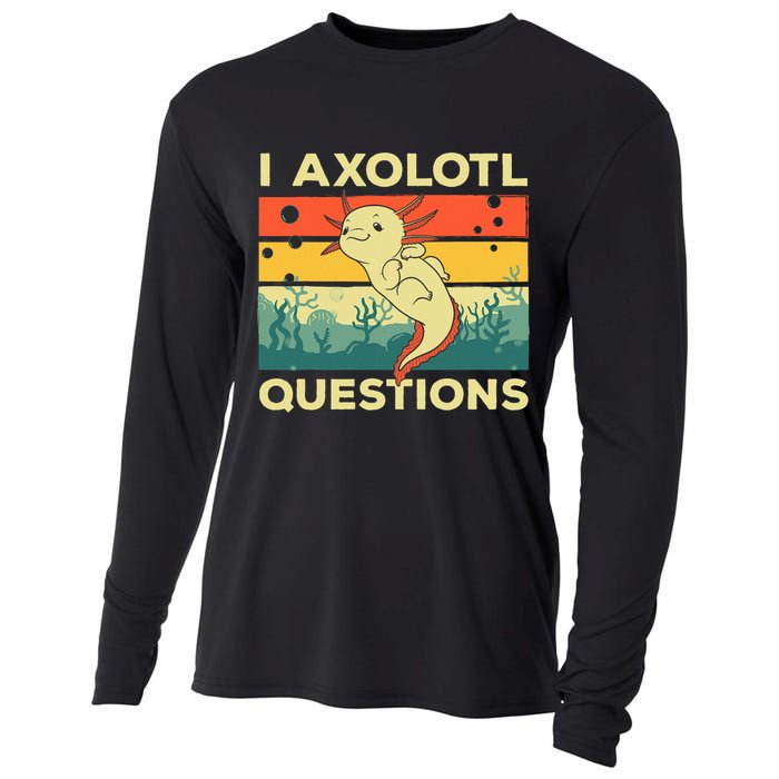 Cool I Axolotl Questions For  Fish Salamander Cooling Performance Long Sleeve Crew