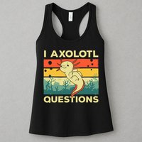 Cool I Axolotl Questions For  Fish Salamander Womens Tank Top