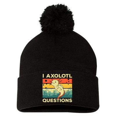 Cool I Axolotl Questions For  Fish Salamander Pom Pom 12in Knit Beanie