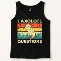 Cool I Axolotl Questions For  Fish Salamander Tank Top
