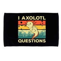Cool I Axolotl Questions For  Fish Salamander Microfiber Hand Towel