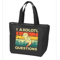 Cool I Axolotl Questions For  Fish Salamander Zip Tote Bag