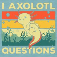 Cool I Axolotl Questions For  Fish Salamander Sueded Cloud Jersey T-Shirt