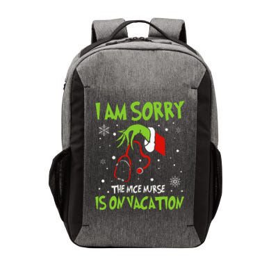 Christmas I Am Sorry The Nice Nurse Is On Vacation Vector Backpack