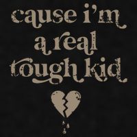 Cause Im A Real Tough I Can Do It With A Broken Heart Ladies PosiCharge Tri-Blend Wicking Tank
