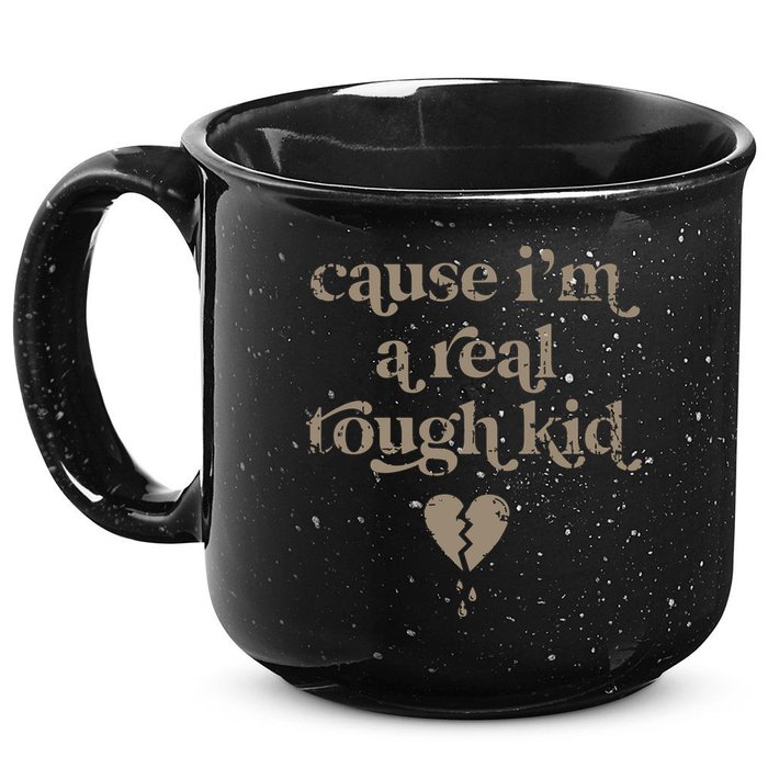 Cause Im A Real Tough I Can Do It With A Broken Heart 15oz Campfire Ceramic Mug