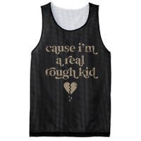 Cause Im A Real Tough I Can Do It With A Broken Heart Mesh Reversible Basketball Jersey Tank