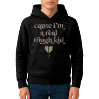 Cause Im A Real Tough I Can Do It With A Broken Heart Kids Hoodie