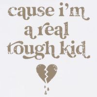 Cause Im A Real Tough I Can Do It With A Broken Heart Garment-Dyed Sweatshirt