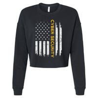 Cybersecurity It Analyst Us Art Certified Tech Security Cropped Pullover Crew