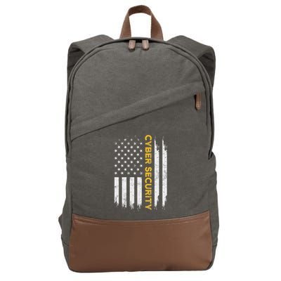 Cybersecurity It Analyst Us Art Certified Tech Security Cotton Canvas Backpack