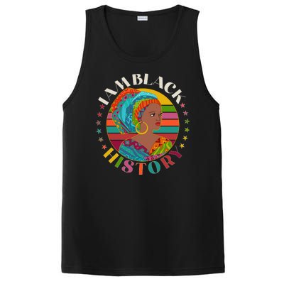 Colorful I Am Black History PosiCharge Competitor Tank