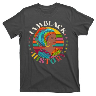 Colorful I Am Black History T-Shirt