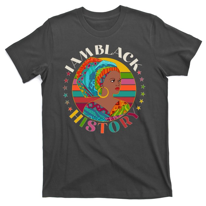 Colorful I Am Black History T-Shirt