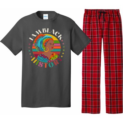 Colorful I Am Black History Pajama Set