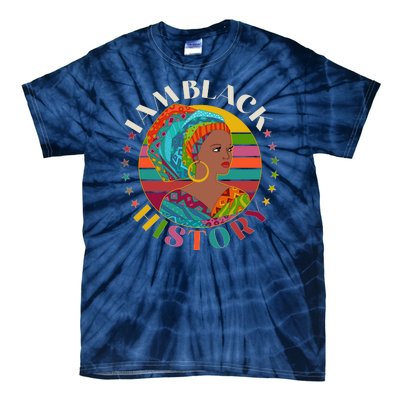 Colorful I Am Black History Tie-Dye T-Shirt