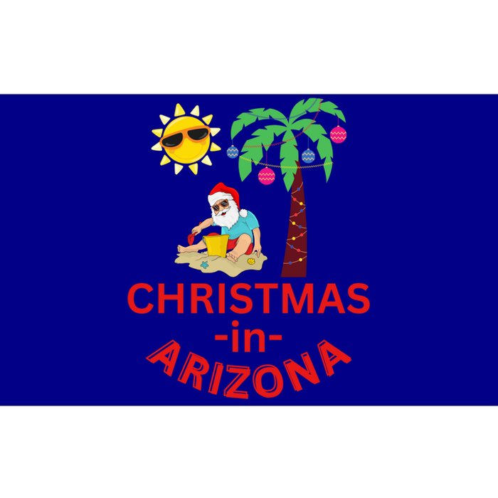 Christmas In Arizona Deck The Palm Trees Family Vacation Gift Bumper Sticker