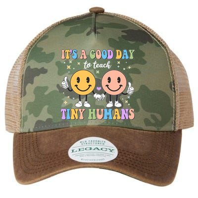 Cute It's A Good Day To Teach Tiny Humans Back To School Legacy Tie Dye Trucker Hat