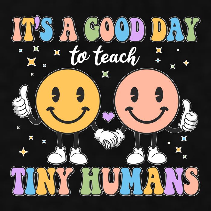 Cute It's A Good Day To Teach Tiny Humans Back To School Ladies PosiCharge Tri-Blend Wicking Tank